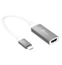 Adapter j5create USB-C to 4K HDMI Adapter (USB-C m - 4K HDMI f 10cm; kolor biało srebrny) JCA153G-N