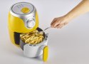 Ariete Airy fryer mini Pojedyńczy 2 l Autonomiczny 1000 W Frytkownica na gorące powietrze Srebrny, Biały, Żółty