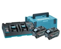 MAKITA ZESTAW ZASILAJĄCY 40V 2x5,0Ah XGT (BL4050Fx2+DC40RB)