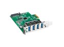 LANBERG KARTA PCI-E X1 -> 4X USB-A 3.1 GEN1 ŚLEDŹ LOW PROFILE PCE-US3-004