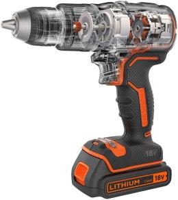 Black & Decker BL188KB-QW wkrętak zasilany/zakrętark udarowy Pomarańczowy