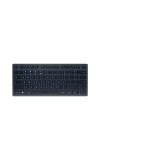 CHERRY KW 7100 MINI BT klawiatura Uniwersalne Bluetooth QWERTY Amerykański międzynarodowy Niebieski