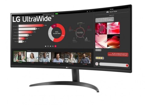 LG Electronics Monitor 34WR50QK-B 34 cale VA
