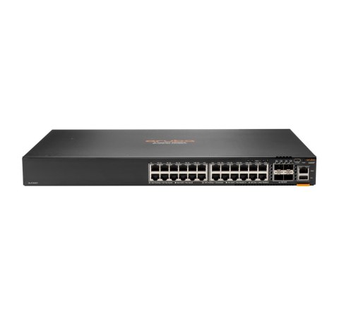 Aruba 6200F 24G Class4 PoE 4SFP+ 370W Zarządzany L3 Gigabit Ethernet (10/100/1000) Obsługa PoE 1U