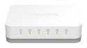 D-Link GO-SW-5G Nie zarządzany Gigabit Ethernet (10/100/1000) Biały