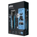 Golarka Braun z trymerem Series 3 Shave&Style 3010BT Czas pracy (maks.) 45 min Na mokro i na sucho NiMH Czarny/Niebieski