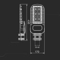 Oprawa V-TAC SKU21959 VT-54ST-N 6500K 50W 6850lm