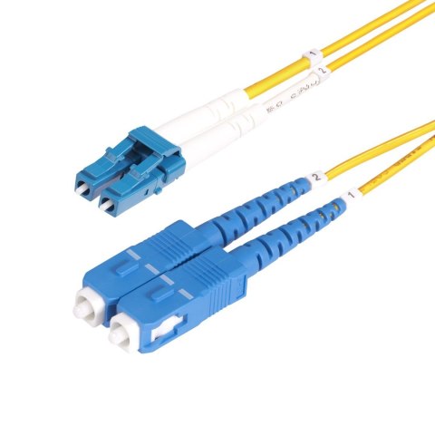 2M LC TO SC OS2 FIBER CABLE/OS2/UPC/DUPLEX/LSZH