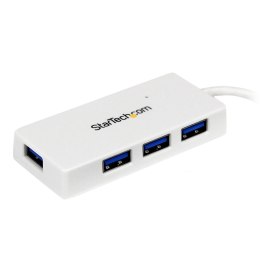 StarTech.com ST4300MINU3W huby i koncentratory USB 3.2 Gen 1 (3.1 Gen 1) Type-A 5000 Mbit/s Biały