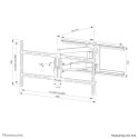 Uchwyt ścienny NewStar NEOMOUNTS WL40-550BL18 TV SET ACC WALL MOUNT