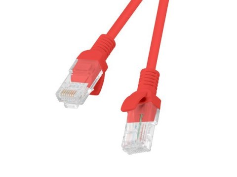 Lanberg PATCHCORD KAT.5E 0.25M CZERWONY FLUKE PASSED LANBERG 10-PACK