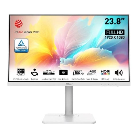 Monitor MSI 23,8" Modern MD2412PW HDMI USB-C głośniki