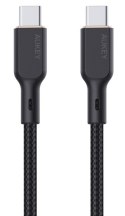 AUKEY CB-KCC101 kevlarowy kabel USB C - USB C | 1m | 5A | 100W PD | 20V