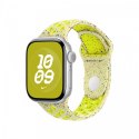 Apple Pasek sportowy Nike w kolorze promiennym zielonożółtym do koperty 42 mm - rozmiar S/M