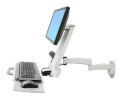 Ergotron 200 SERIES COMBO ARM (WHITE)/LCD TO 24IN MAX 8.2KG