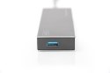 DIGITUS HUB USB 3.0/KONCENTRATOR 7XUSB 3.0 SUPERSPEED, AKTYWNY, ALUMINIUM DA-70241-1