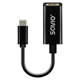 Kabel adapter Savio AK-79 USB-C (M) - HDMI (F) 30Hz, plastik