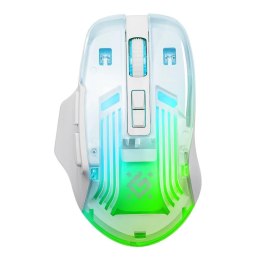 Mysz bezprzewodowa Defender ASTRO ELITE GM-056 optyczna 3200dpi biała RGB AKUMULATOR 7 przycisków Gaming