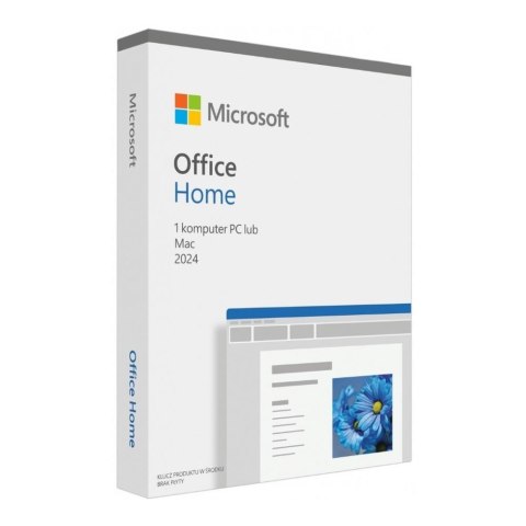 Oprogramowanie Microsoft Office Home 2024 PL EuroZone BOX