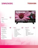 Toshiba Telewizor LED 32 cale 32WA2363DG