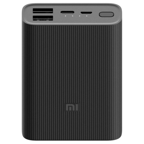 XIAOMI MI POWER BANK 3 ULTRA COMPACT 10000 MAH BLACK SZYBKIE ŁADOWANIE 22,5W ULTRA COMPACT 10000