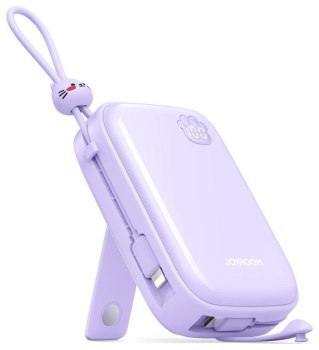 Joyroom JR-L008 Plus Cutie Series 22.5W 20000mAh ze stojakiem fioletowy