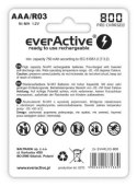 Zestaw akumulatorków everActive EVHRL03-800 (800mAh ; Ni-MH LSD)