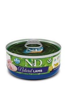 FARMINA N&D CAT NATURAL Jagnięcina 140g