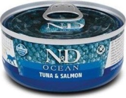 FARMINA N&D CAT OCEAN TUNA AND SALMON 70g