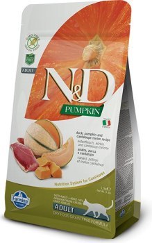 FARMINA N&D CAT PUMPKIN DUCK&CANTALOUPE MELON ADULT 300g