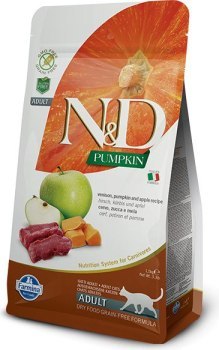 FARMINA N&D CAT PUMPKIN VENISON&APPLE ADULT 300g