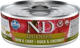 FARMINA N&D CAT QUINOA DUCK&COCONUT ADULT 80g