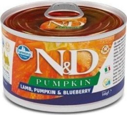 FARMINA N&D DOG LAMB&PUMPKIN&BLUEBERRY ADULT 140g