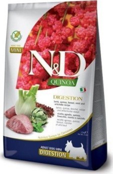 FARMINA N&D QUINOA DOG DIGESTION ADULT MINI 800g