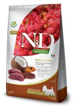 FARMINA N&D QUINOA DOG SKIN&COAT VENISON COCONUT ADULT MINI 2 5kg