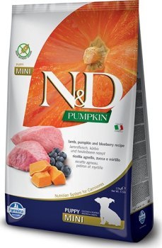 Farmina N&D Pumpkin sucha karma dla szczeniąt ras małych z jagnięciną 2 5kg