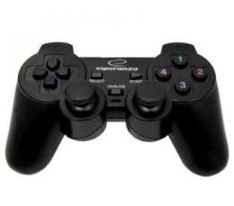 Gamepad Esperanza EG102 (PC PS3; kolor czarny)