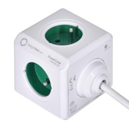 Przedłużacz allocacoc PowerCube Extended USB 2402GN/FREUPC (1 5m; kolor zielony)