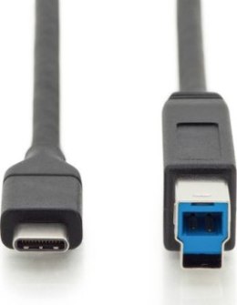 Digitus USB-C - USB-B 1.8 m czarny