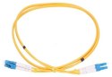 Extralink LC/UPC-LC/UPC | Jednomodowy, Duplex, G652D, PVC, 3mm, 1m