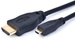 Kabel GEMBIRD CC-HDMID-6 (HDMI M - Micro HDMI M; 1 8m; kolor czarny)