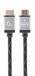 Kabel GEMBIRD Seria Select Plus CCB-HDMIL-1M (HDMI M - HDMI M; 1m; kolor czarny)