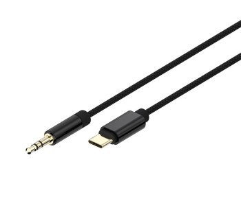 Kabel USB typu C do 3.5mm czarny 1.5m Gembird