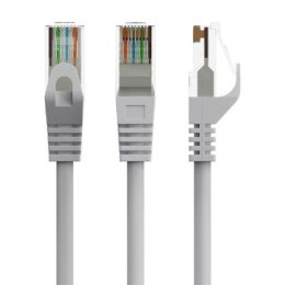 Kabel sieciowy UTP Gembird PP6U-CU-15M kat.6 Patch cord 15m szary