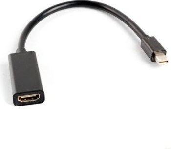 Adapter Lanberg AD-0005-BK (Mini DisplayPort M - HDMI F; 0 20m; kolor czarny)