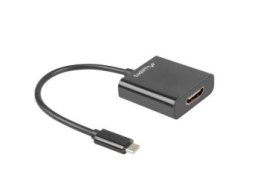 Adapter Lanberg AD-UC-HD-01 (USB typu C M - HDMI F; 0 15m; kolor czarny)