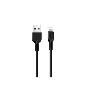 HOCO KABEL USB DO IPHONE LIGHTNING 8-PIN FLASH X20 1 METR CZARNY