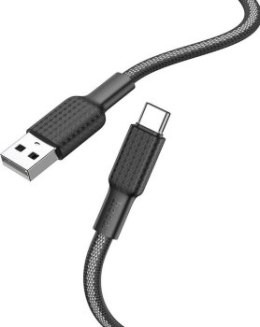 HOCO KABEL USB DO TYP C 3A JAEGER X69 CZARNO-BIAŁY