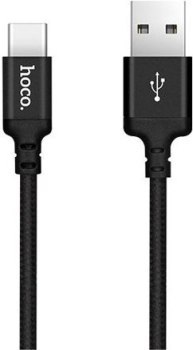 HOCO KABEL USB DO TYP C TIMES X14 1 METR CZARNY