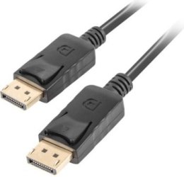 Kabel Lanberg CA-DPDP-10CC-0018-BK (DisplayPort Męski - DisplayPort Męski; 1 8m; czarny)